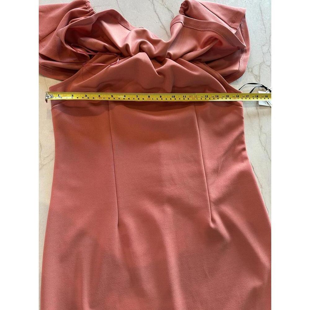 NWT 1.STATE Coral Ruffle Off the Shoulder Midi Dress Women’s size 10​ - Picture 11 of 12